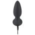 Black Velvet - Draaiende Anale Kralen Vibrator (Zwart)