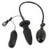 You2Toys - opblaasbare anale verdeler vibrator (zwart)