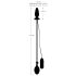 You2Toys - opblaasbare anale verdeler vibrator (zwart)