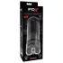 PDX Elite Extender Pro - automatische zuigende vibrerende kunstvagina - zwart