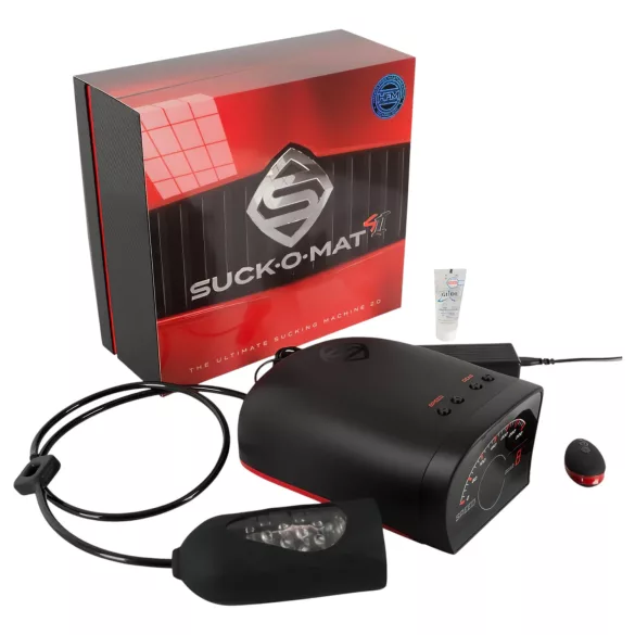 Suck-O-Mat 2.0 - elektrische automatische masturbeerder - zwart