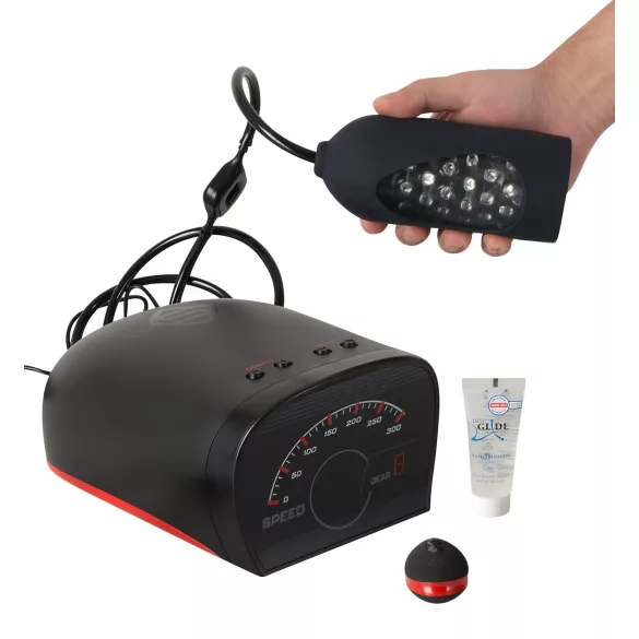 Suck-O-Mat 2.0 - elektrische automatische masturbeerder - zwart