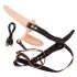 You2Toys - Strap-On - Draagbare Dubbele Vibrator (Natuurlijk)