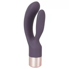   You2Toys - Vibrator met clitorisstimulator - oplaadbaar - paars