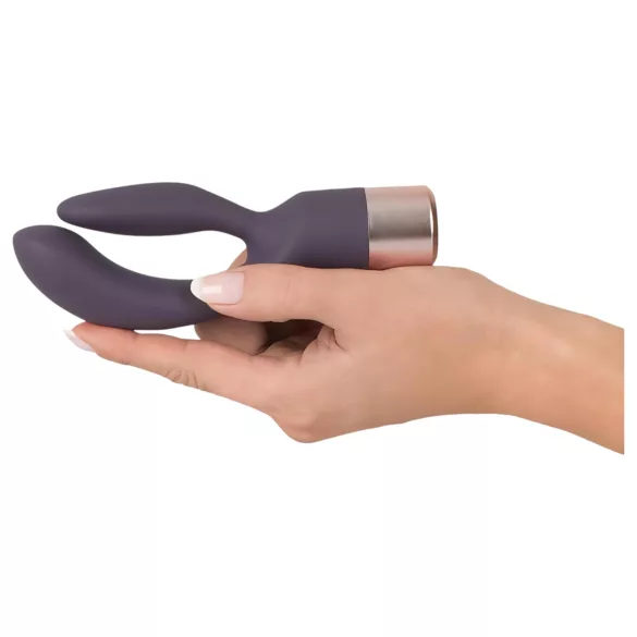 You2Toys - Vibrator met clitorisstimulator - oplaadbaar - paars