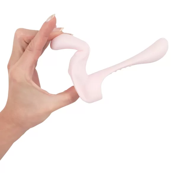 Couples Choice - duo vibrator voor koppels - 2 motoren - siliconen roze
