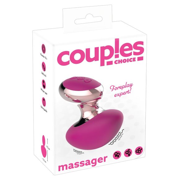 Couples Choice - oplaadbare mini vibratormassager (roze)