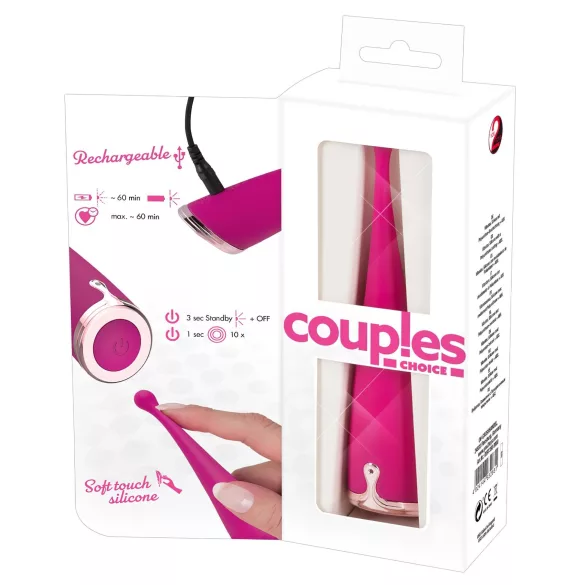 Couples Choice - clitoris vibrator - oplaadbaar - roze