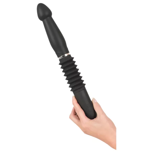 You2Toys - seksspeelgoed machine - oplaadbare stoot vibrator - zwart
