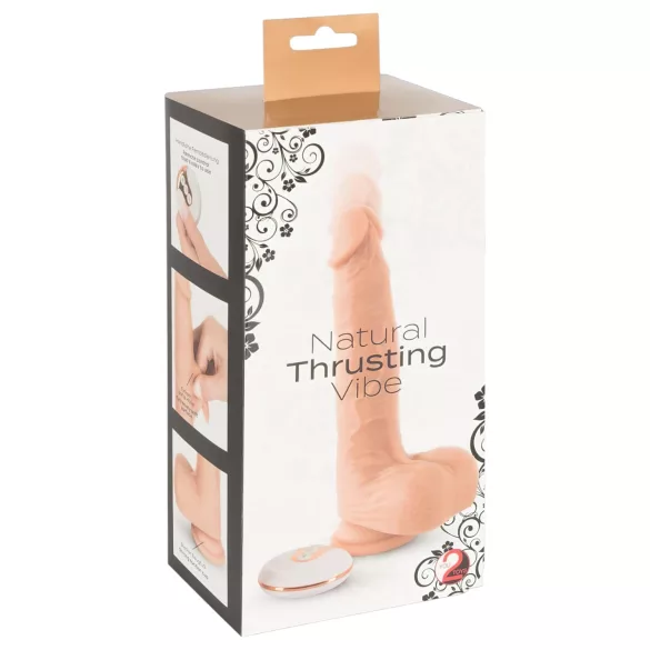 You2Toys - stootende vibrator - realistisch - huidskleur
