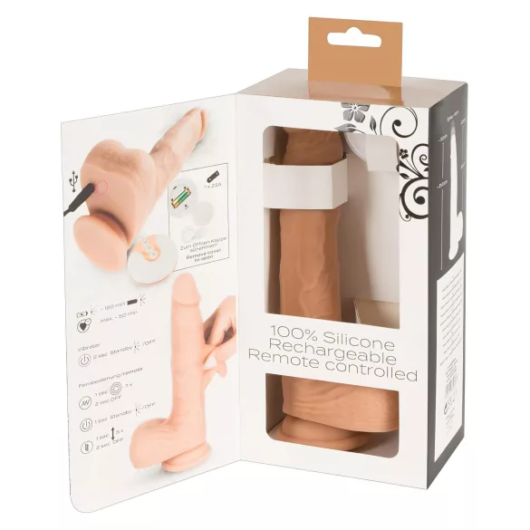 You2Toys - stootende vibrator - realistisch - huidskleur