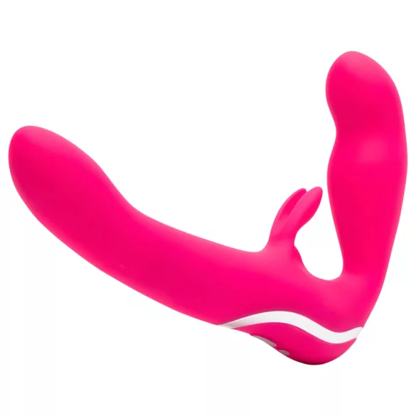 Happyrabbit - draagloze strap-on vibrator - roze