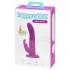 Happyrabbit - strap-on vibrator met konijnenoor - paars