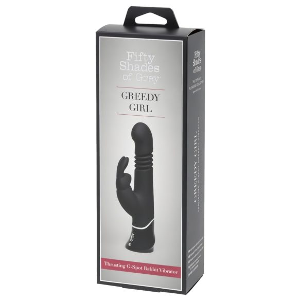 Vijftig Tinten Grijsgedreven Greedy Girl - Stotende Vibrator (zwart)
