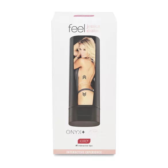 Kiiroo Onyx+ Jessica Drake - interactieve masturbator - zwart