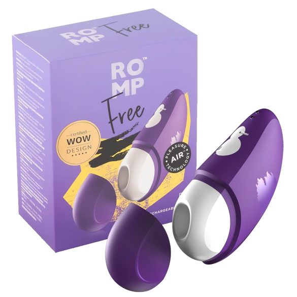 ROMP Free - waterdichte luchtdruk clitoris stimulator (paars)