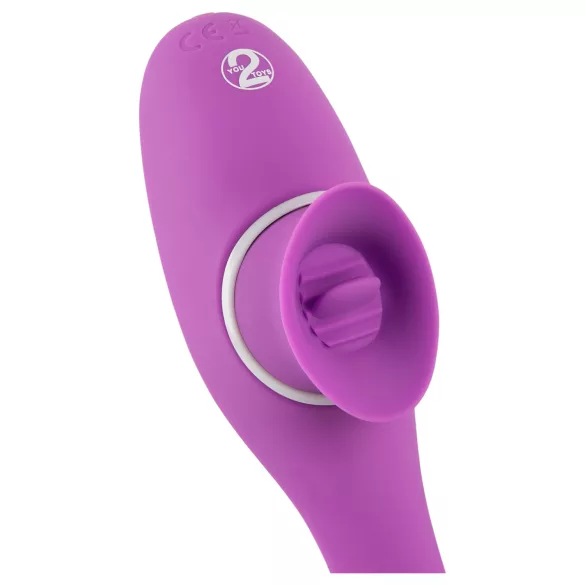 You2Toys - vibrator met 2 functies - oplaadbaar - paars