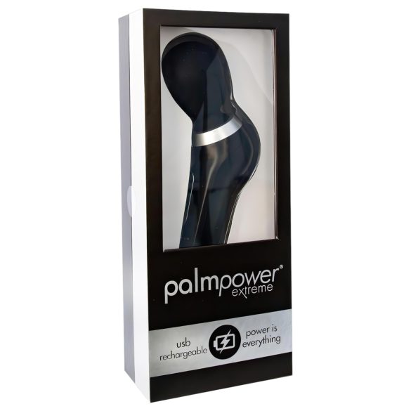 PalmPower Extreme Wand - krachtige zwarte massagestaf