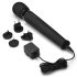 Le Wand Petite - exclusieve, oplaadbare massager vibrator (zwart)