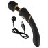 Cleopatra Wand - oplaadbare, waterdichte massagetrilstaaf (zwart)