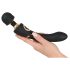 Cleopatra Wand - oplaadbare, waterdichte massagetrilstaaf (zwart)