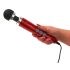 Doxy Die Cast 3 Wand - krachtige rode massagestaaf