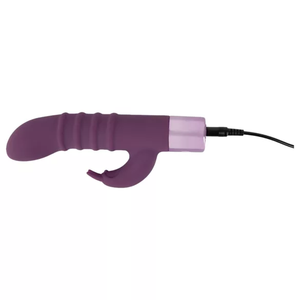 Rabbit Vibe - vibrator met clitorisstimulator en G-spot - oplaadbaar - paars