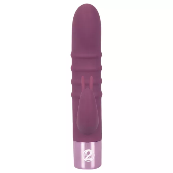 Rabbit Vibe - vibrator met clitorisstimulator en G-spot - oplaadbaar - paars