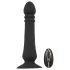 Black Velvets - oplaadbare, stotende anale vibrator (zwart)