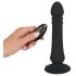 Black Velvet - oplaadbare stotende anaal vibrator (zwart)