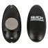 Black Velvets - oplaadbare, stotende anale vibrator (zwart)
