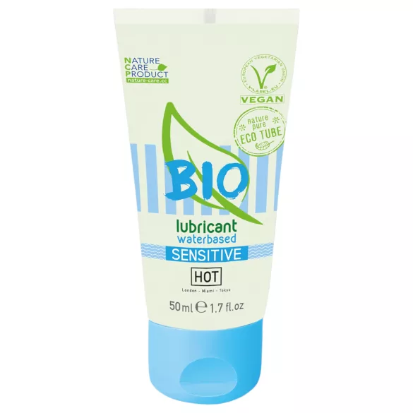 HOT Bio Sensitive - glijmiddel op waterbasis - vegan - 50ml