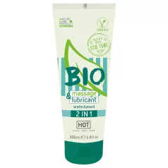   HOT Bio 2IN1 - glijmiddel en massagegel op waterbasis - 200ml