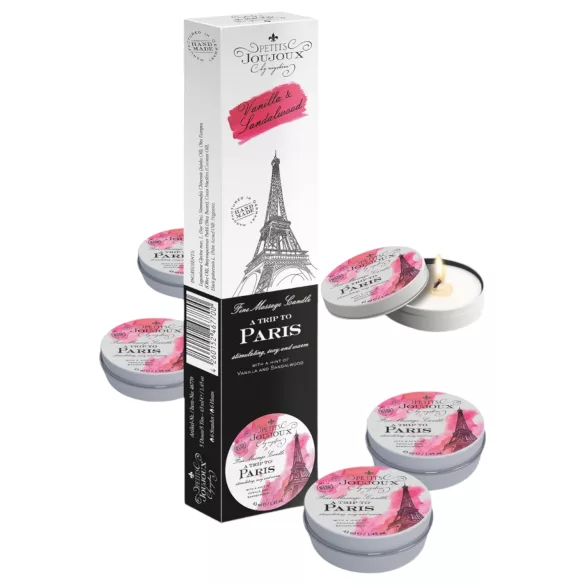Petits Joujoux Paris - massagekaars - vanille sandelhout - set 5x43ml