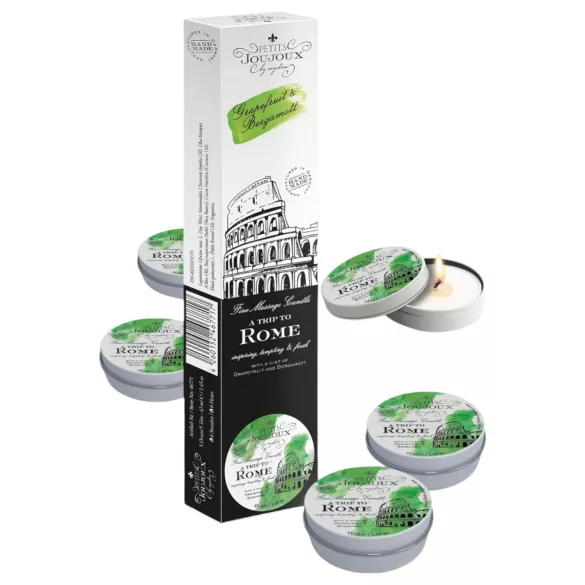 Petits Joujoux - massagekaars - grapefruit bergamot - 5x43ml