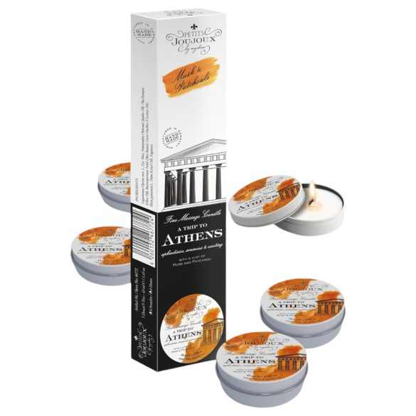 Petits Joujoux Athens - Massagekaars - Musk Parfum (5x43ml)