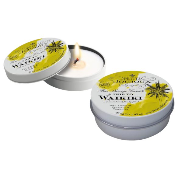 Petits Joujoux Waikiki - massagekaars - kokos-ananas (43ml)