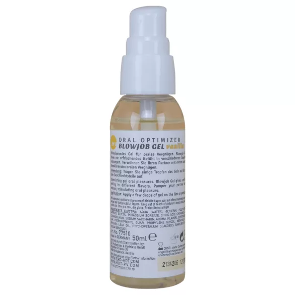 HOT - Blowjob Gel - orale glijgel - vanille (50 ml)