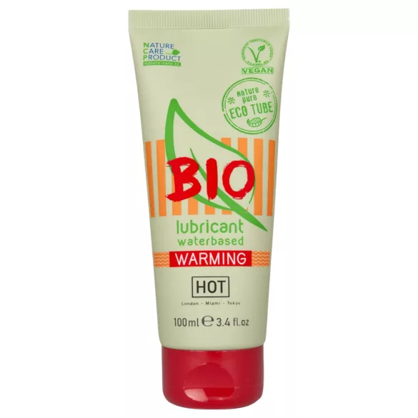 HOT BIO - glijmiddel met verwarmend effect - vegan - 100 ml