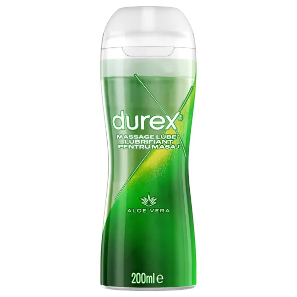 Durex 2in1 massage-olie - Aloë Vera (200 ml)