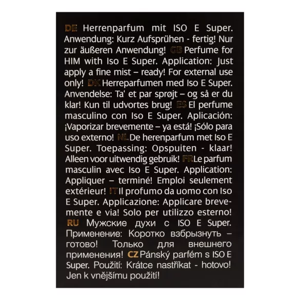 P6 Iso E Super - feromonen parfum - mannelijke geur - 30ml