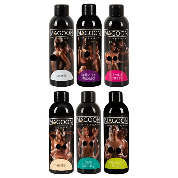 Magoon massageoliën set (6 stuks à 100 ml)