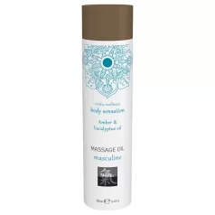 Shiatsu Masculine - massageolie - amber eucalyptus - 100ml