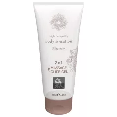 Shiatsu - 2in1 glijmiddel en massagegel - zijdezacht - 200ml