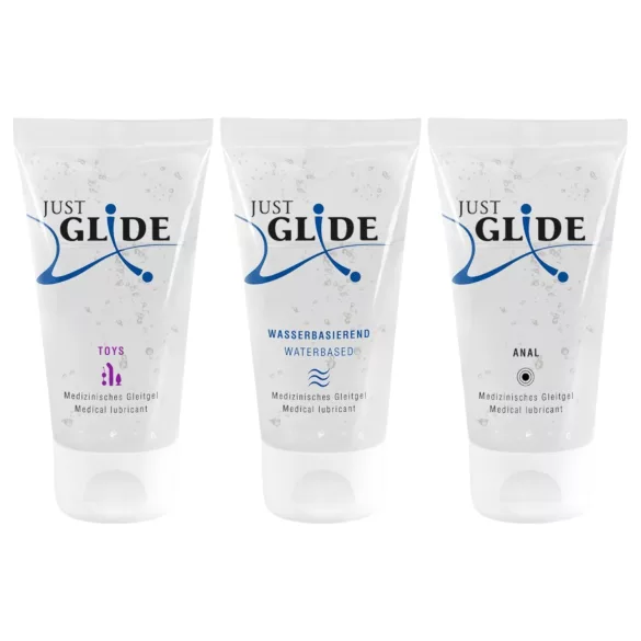 Just Glide - glijmiddel set - 3x50ml