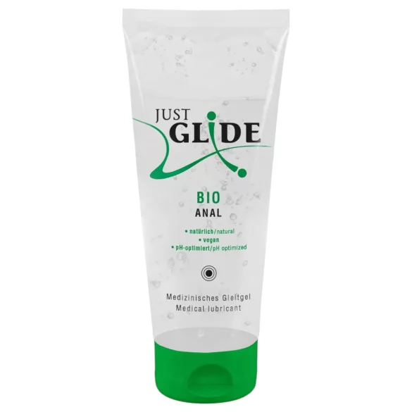 Just Glide Bio Anal - glijmiddel op waterbasis - vegan - 200ml