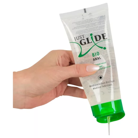 Just Glide Bio Anal - glijmiddel op waterbasis - vegan - 200ml