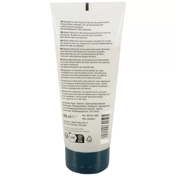 Just Glide Premium Anal - anale glijmiddel - voedend - 200ml