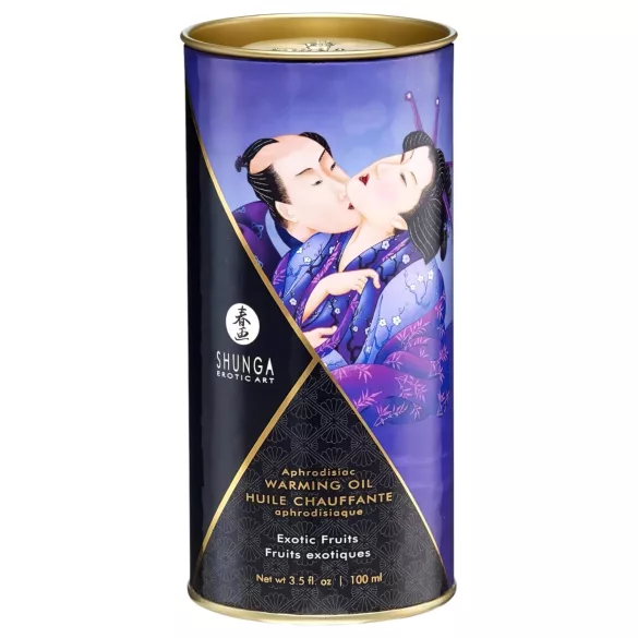 Shunga - verwarmende massageolie - exotisch fruit - 100ml