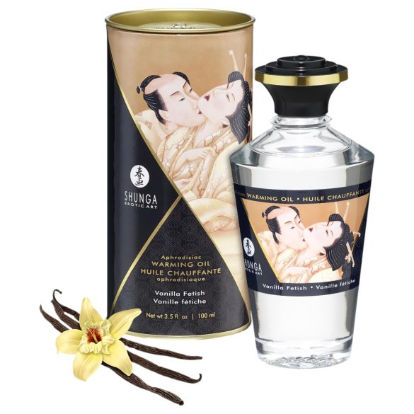Shunga - Verwarmende Massageolie - Vanille (100ml)